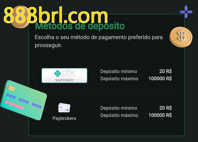 O cassino 888brl.combet oferece uma grande variedade de métodos de pagamento