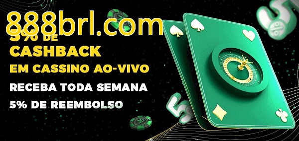 Promoções do cassino ao Vivo 888brl.com